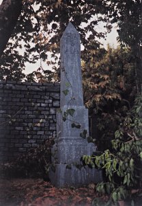 The Obelisk in place