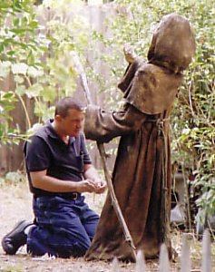 Keith with the Standing Monk
