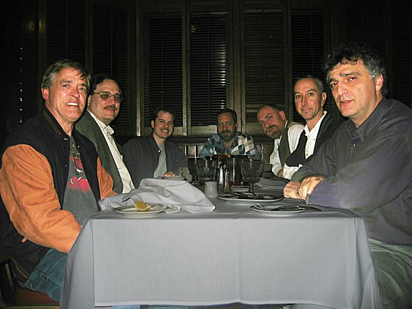 Steve, Tim, Nathan, Gary, Alex, Greg, and Mark at the post-season celebration dinner.